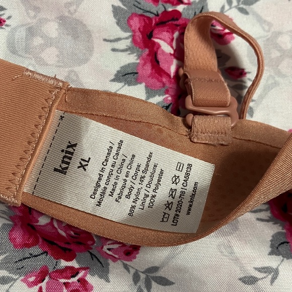 Knix Infinity Bra Sz XL in Pink Ginger - Picture 7 of 9